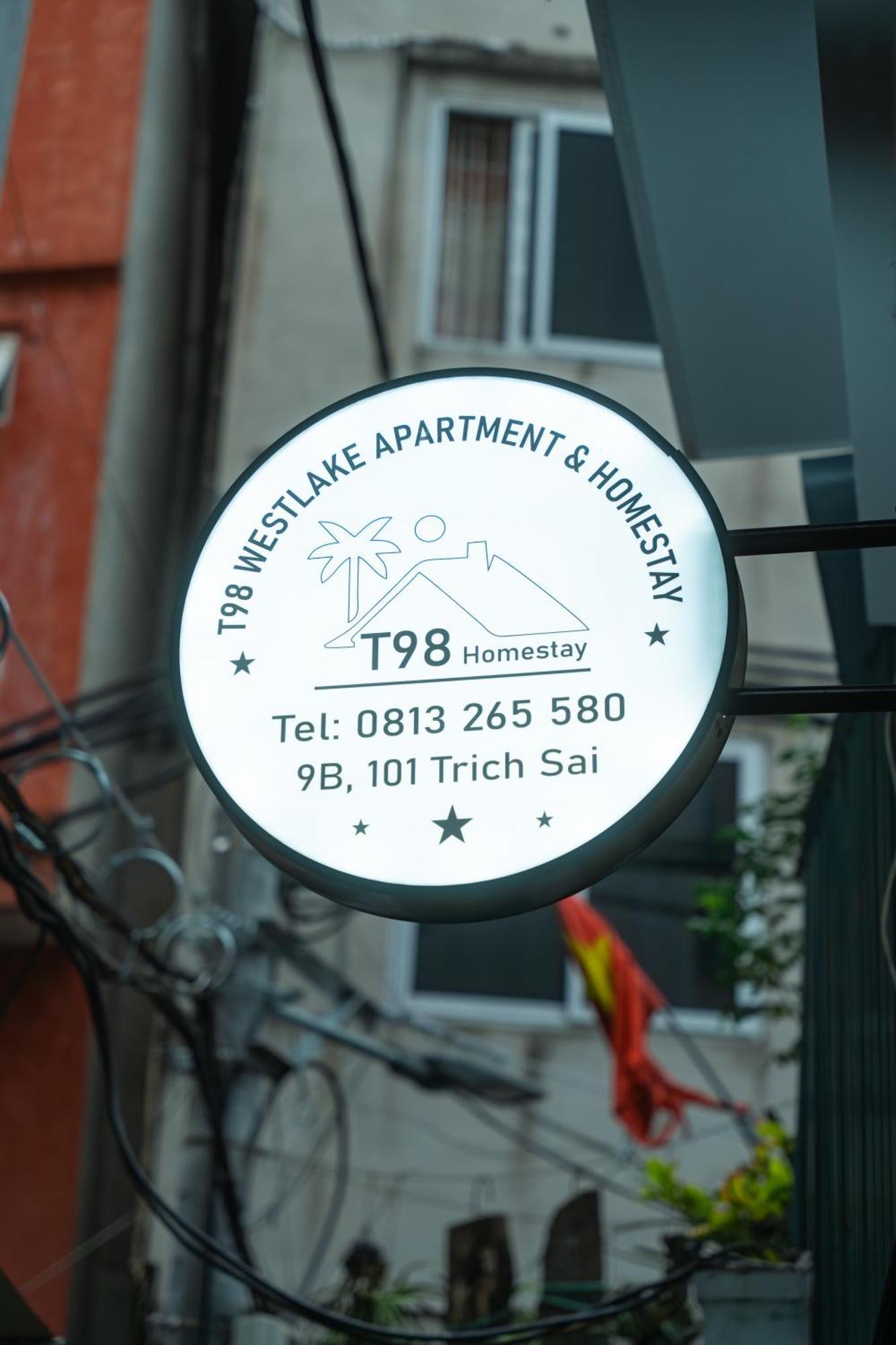 T98 Westlake Trich Sai - Tay Ho Center Lake View Studio Hanoi Kültér fotó