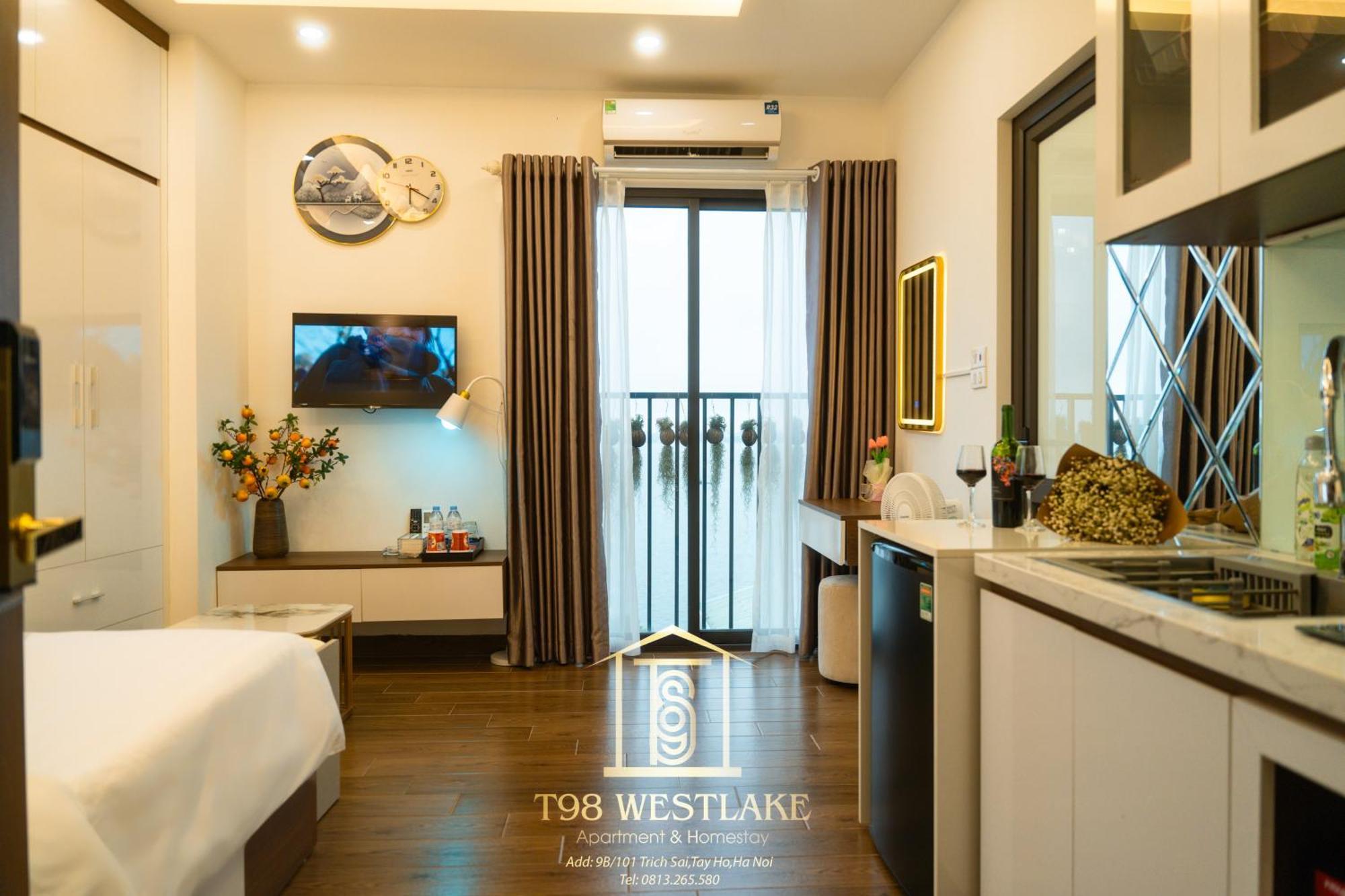 T98 Westlake Trich Sai - Tay Ho Center Lake View Studio Hanoi Kültér fotó